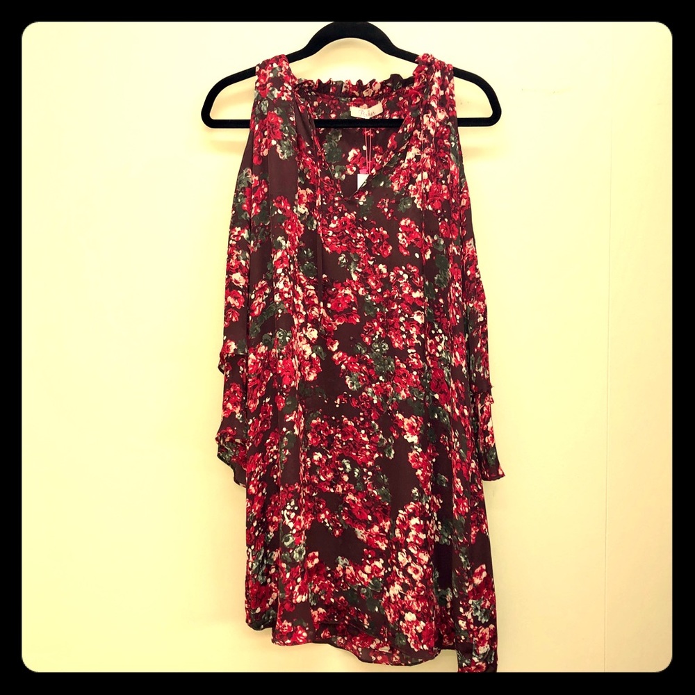 Parker Cold Shoulder Shift Dress